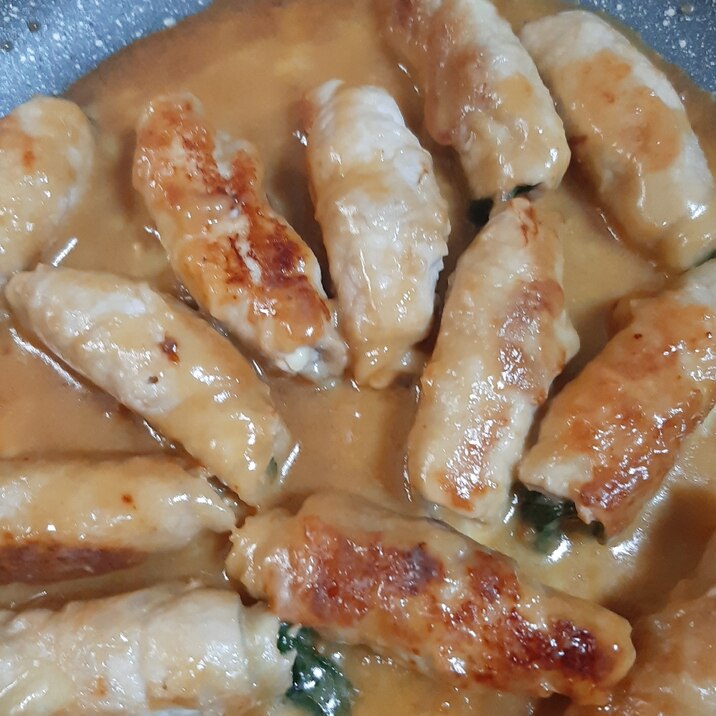 豚肉しそチーズ巻き♪